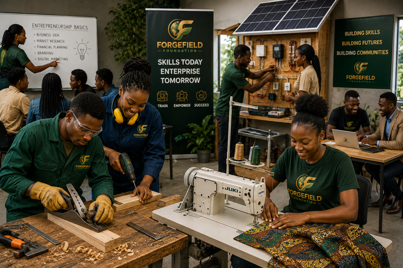 PROFESSIONAL TRAINING — skills, mentoring and practical experience for emerging leaders.