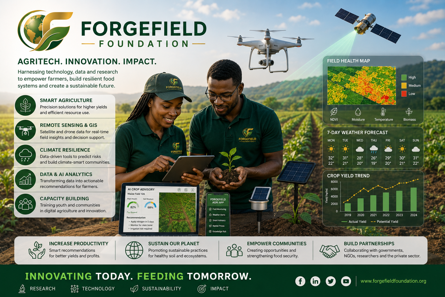 AGRITECH COLLABORATION — connecting innovation with field needs and growth markets.