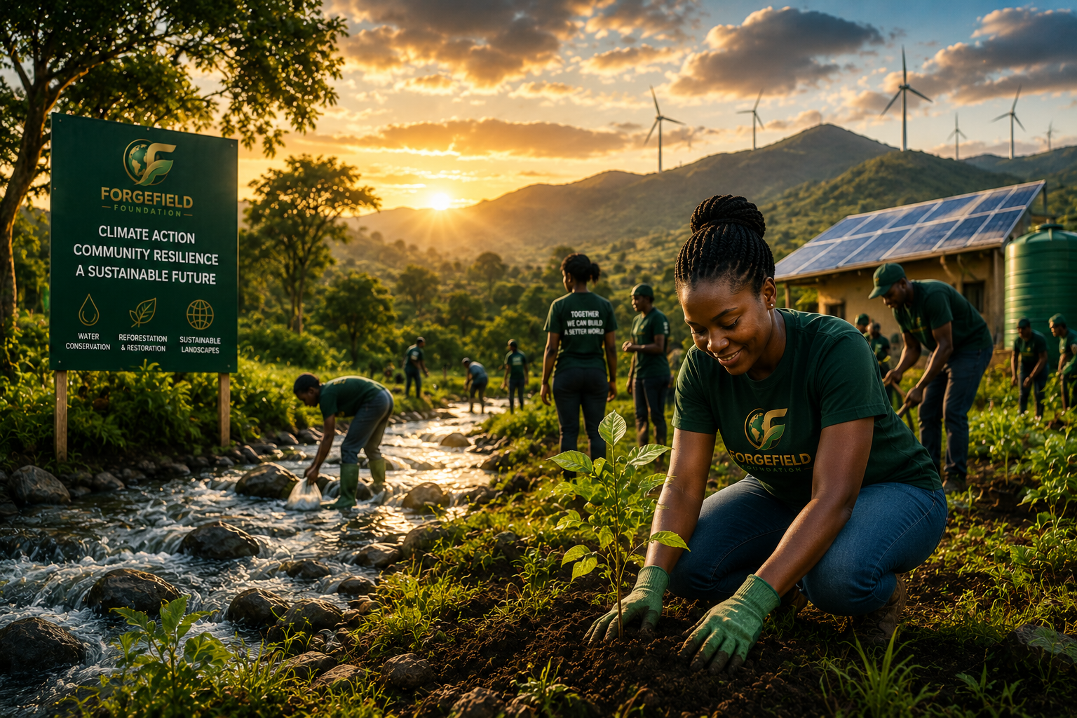 LAND & RESILIENCE — sustainable production begins with stewardship of natural resources.